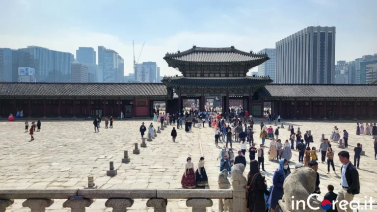 Palazzo Gyeongbokgung a Seoul in Corea del sud