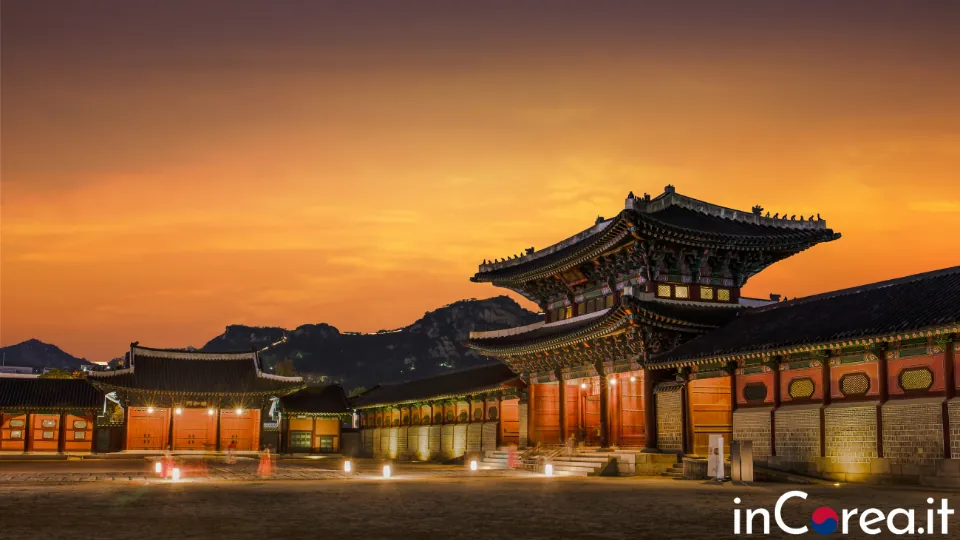 Palazzo Gyeongbokgung a Seoul in Corea del Sud