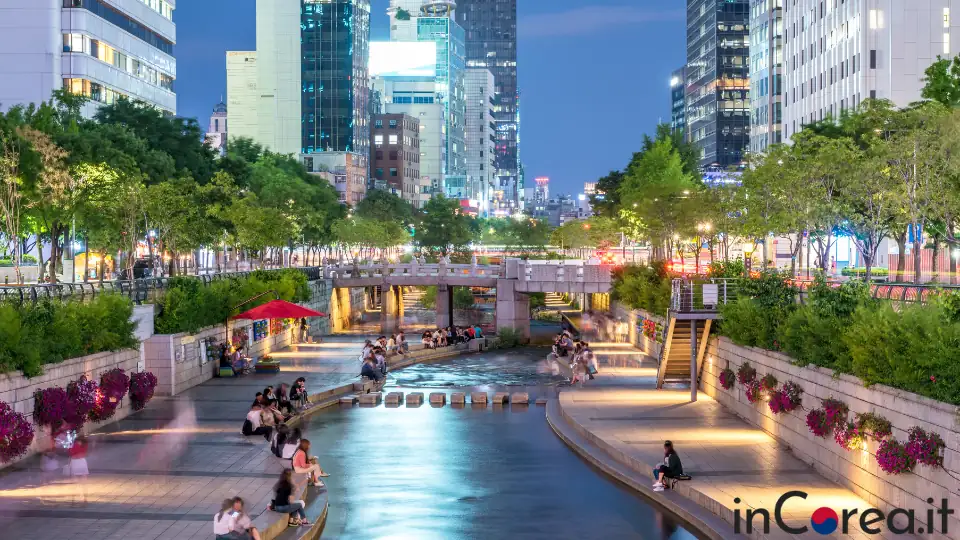 Fiume Cheonggyecheon a Seoul