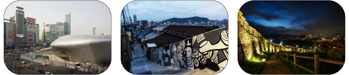 Itinerario Seoul giorno cinque: Dongdaemun, Gwangjang Market, Ihwa Mural Village, Naksan Park