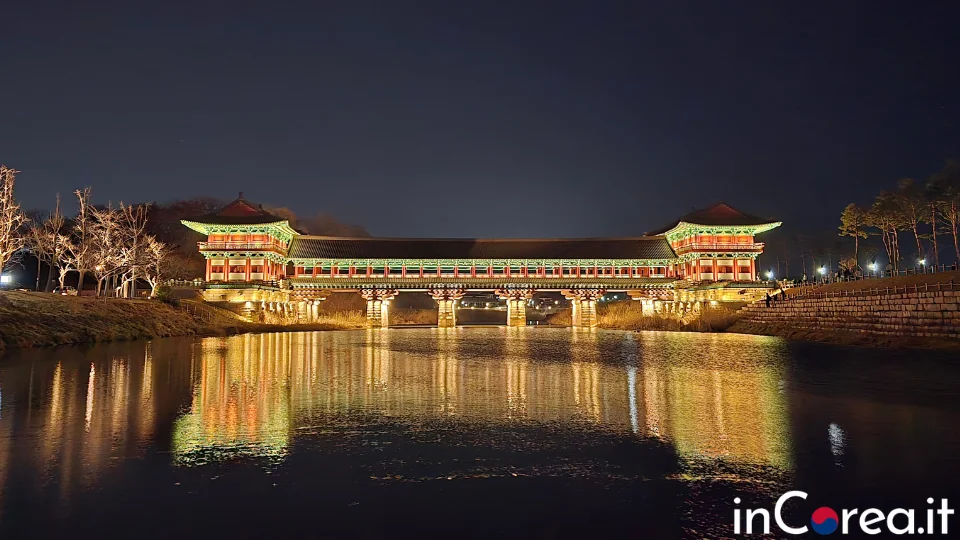 Woljeonggyo Bridge in Gyeongju, South Korea